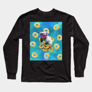 Rave Koala On Onion Rings In Space Long Sleeve T-Shirt